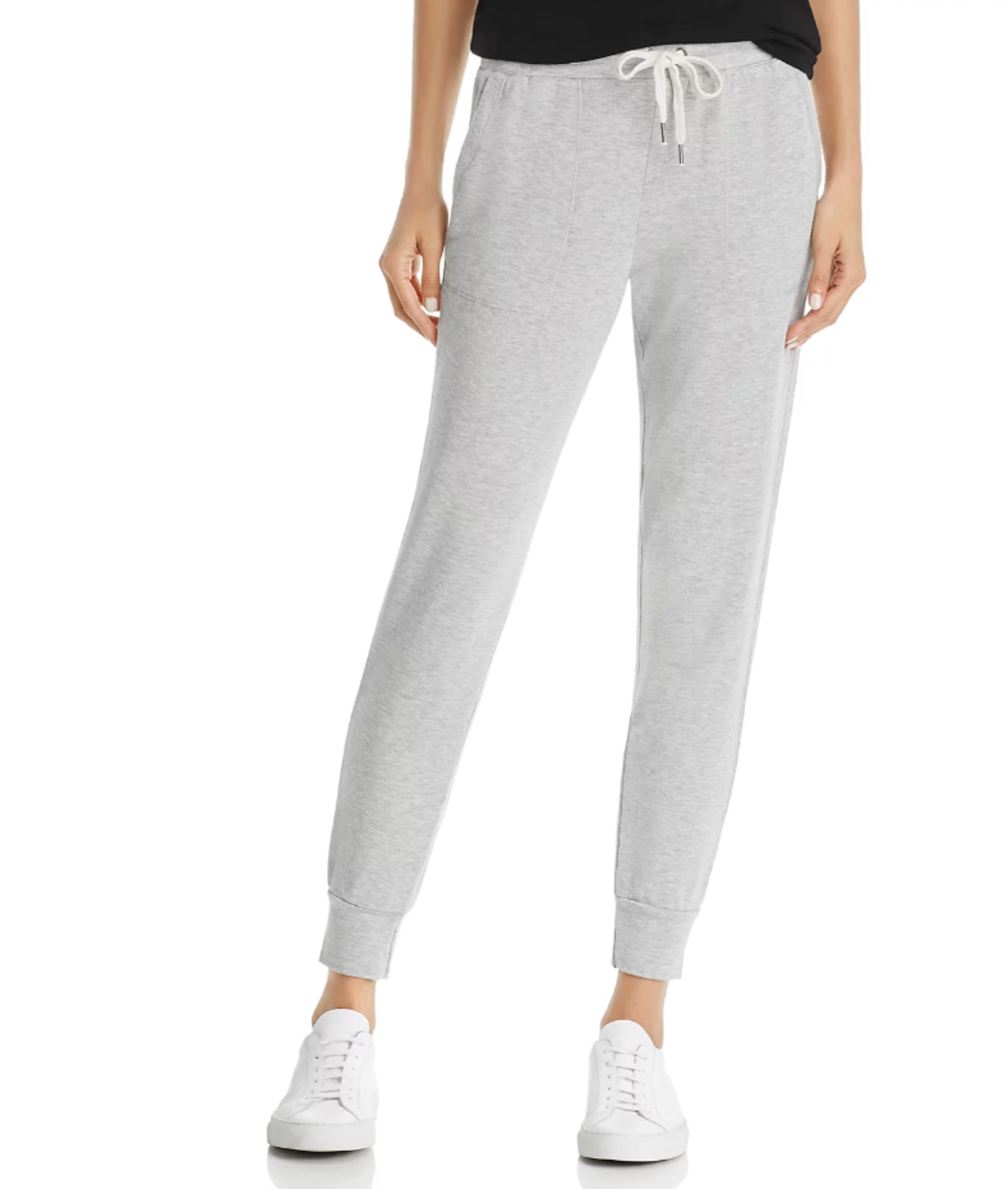 Splendid Womens Xlarge Elastic Drawstring Modal Stretch Jogger Sweatpants Gray